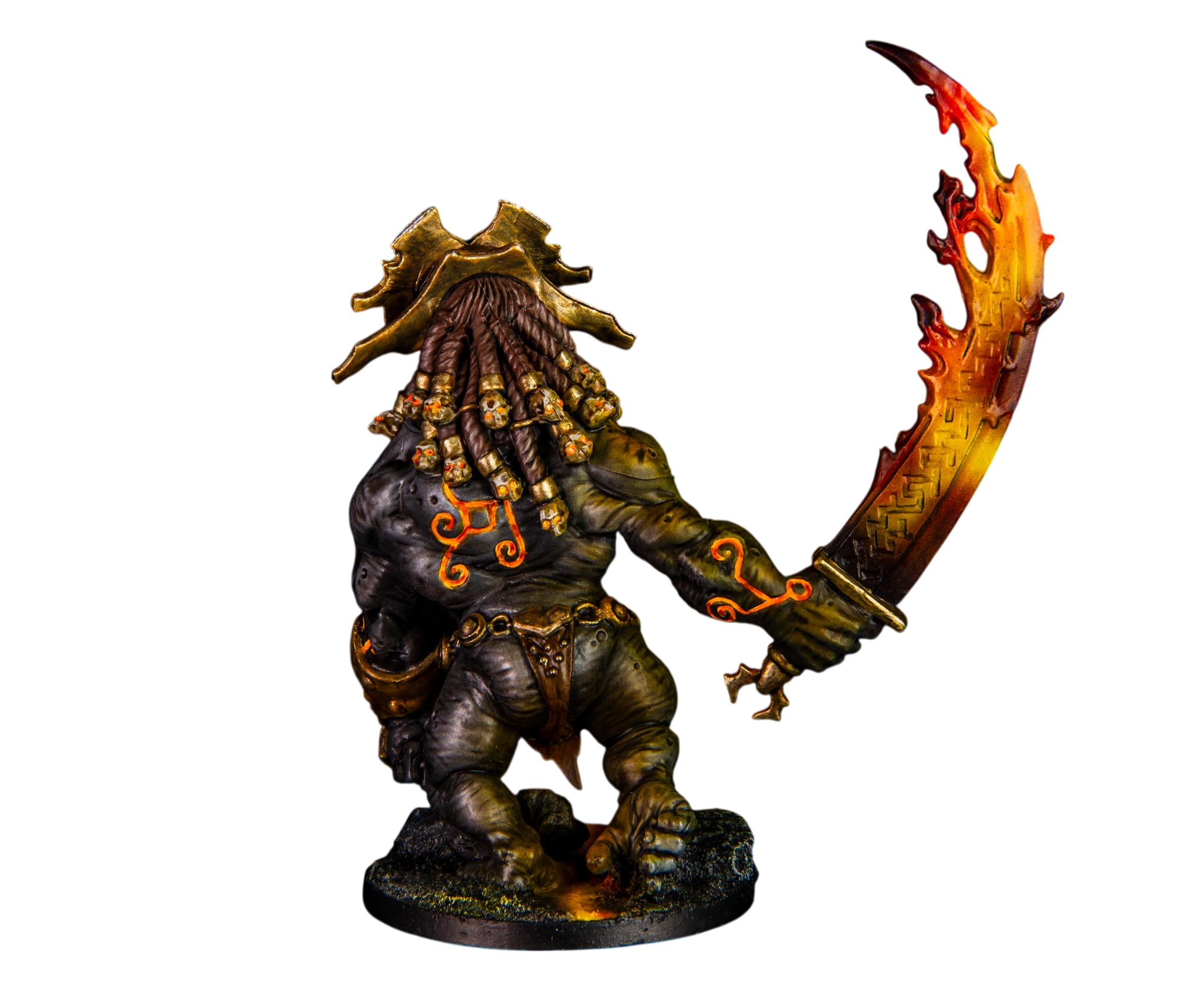 An image of Blood Rage - Fire Giant (Back)